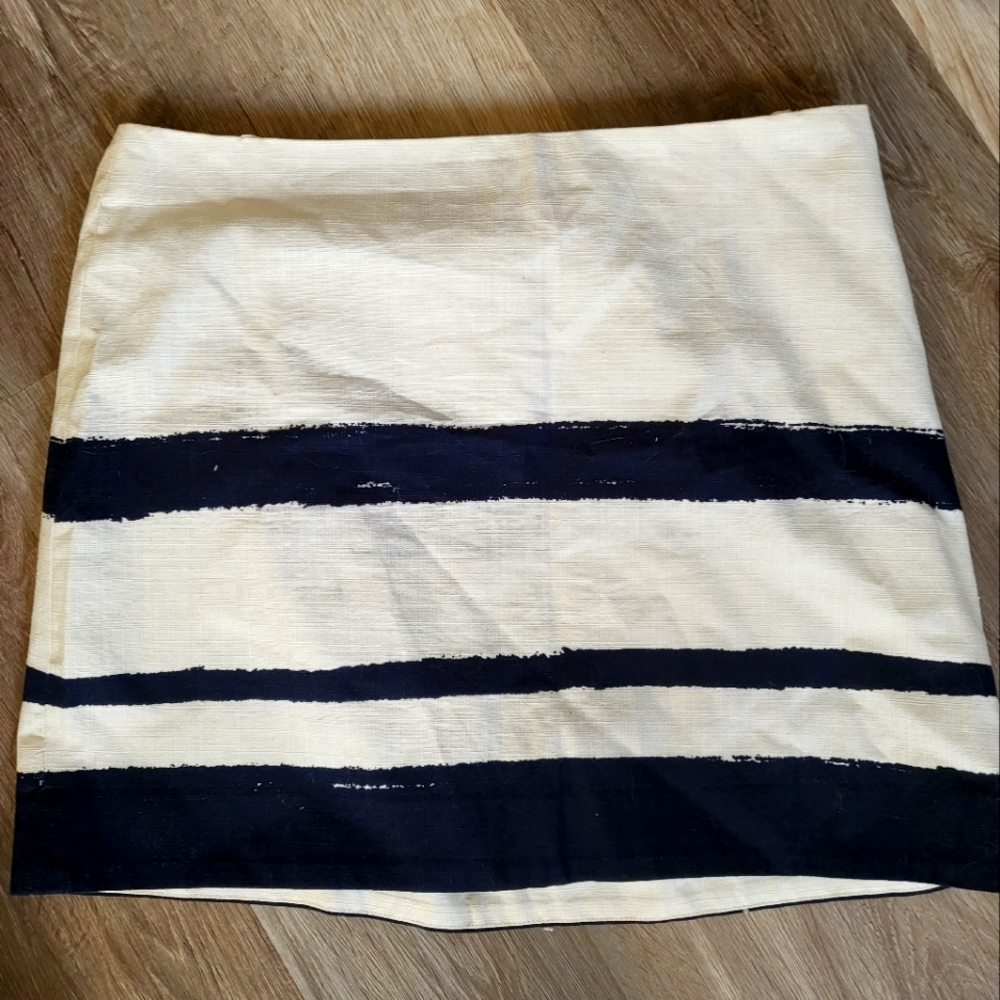 J. Crew Blue and White Skirt Size 8